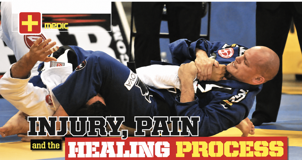 A grappler learning about injury, pain, and recovery